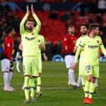 Gerard Piqué Instagram - Very happy to play at Old Trafford again! Great atmosphere yesterday!