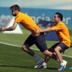 Gerard Piqué Instagram - Xavi, ha estat un plaer compartir vestidor tots aquests anys amb tu! Un orgull poder dir que he jugat al teu costat. Crack dins i fora del camp! Molta sort en el futur. Segur que ens veurem aviat.