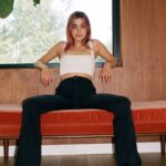 Gia Mantegna Instagram - @haleytju took these. I was going to use them to promote my movie that came out during the pandemic (which swallowed our press plans up whole)✌🏼 So now I’ll just post them to tell everyone how much I love her spirit, her brain, her heart, and to thank her for holding me up during these dark times. And on that note, please vote. Thank you Haley, I love you. 🧡