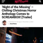 Gigi Gustin Instagram - Ahhh! @cineverse.tv and @screamboxtv have acquired our horror anthology @night_of_the_missing as a ‘SCREAM BOX EXCLUSIVE’ for US Distribution! 🥳 Buckle up! Coming to you exclusively on @screamboxtv / VOD on 11/28/23 🎥✨🍿 I’m so grateful to my team @samuelgonzalezjr @matthewhershfilms who brought this fun lil flick to life, and to @tremendumpictures who helmed bringing this thing to the finish line! 💪🏼 Starring the oh so very talented @meredithactress & @jillawbrey✨ Written & Directed by @samuelgonzalezjr ✨ Big thanks to @bradmiska @bdisgusting for the killer announcement! 🩸 Here we go! 🎥 …. And yes!! ‘Nite Flirt’ is a part of this! 😏
