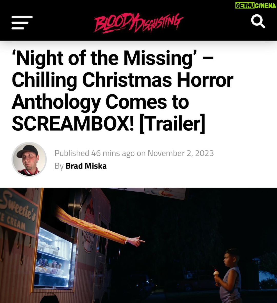 Gigi Gustin Instagram - Ahhh! @cineverse.tv and @screamboxtv have acquired our horror anthology @night_of_the_missing as a ‘SCREAM BOX EXCLUSIVE’ for US Distribution! 🥳 Buckle up! Coming to you exclusively on @screamboxtv / VOD on 11/28/23 🎥✨🍿 I’m so grateful to my team @samuelgonzalezjr @matthewhershfilms who brought this fun lil flick to life, and to @tremendumpictures who helmed bringing this thing to the finish line! 💪🏼 Starring the oh so very talented @meredithactress & @jillawbrey✨ Written & Directed by @samuelgonzalezjr ✨ Big thanks to @bradmiska @bdisgusting for the killer announcement! 🩸 Here we go! 🎥 …. And yes!! ‘Nite Flirt’ is a part of this! 😏