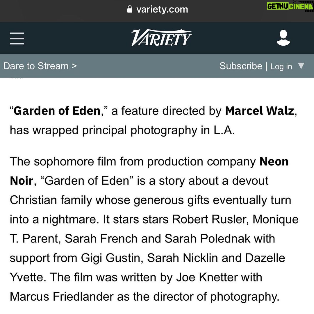 Gigi Gustin Instagram - GOE in @variety babyyyy!! π₯β¨ππ Photography @stevenshea β¨ @variety @marcelwalz_official @joeyknetter @sarahfrenchonline @sarahpolednak @sarahnicklin @moniqueparent @robertrusler @dazelleyvette @marcus_friedlander_dop Los Angeles, California