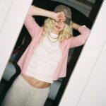 Gigi Hadid Instagram - @guestinresidence ‘stealth cardigan’ in blush and ‘everywear pant’ in cream, now avail at GuestInResidence.com 🍧