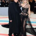 Gigi Hadid Instagram - Thank you Anna @voguemagazine for another lovely night at the @metmuseum 🖤 and of course so much gratitude to the whole @givenchy team @matthewmwilliams for your time, talent, and creation! I loved celebrating Karl through finding him in each look around the room… it was a sweetest night:)