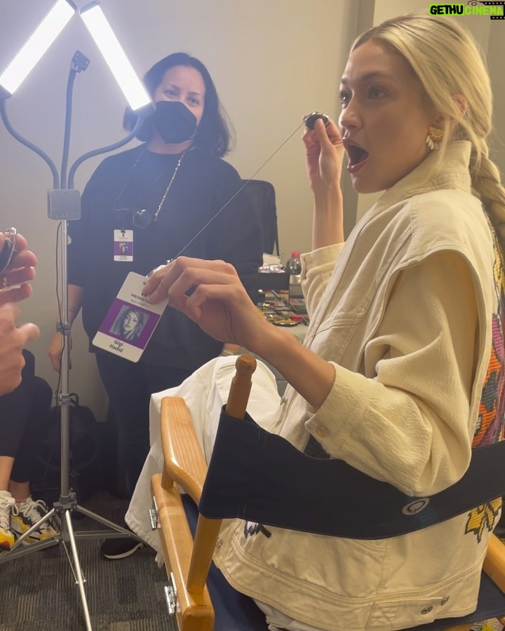 Gigi Hadid Instagram - NEXT IN FASHION drops TOMORROW on NETFLIX — and I’ll be officially @netflix OFFICIAL .. although this (No Access) Pass was genuinely validating ^ It opened one single door in the whole studio 🤣 THE POWERRRRR (thx @tanfrance. for everything. ily.) ❣️ @nextinfashion