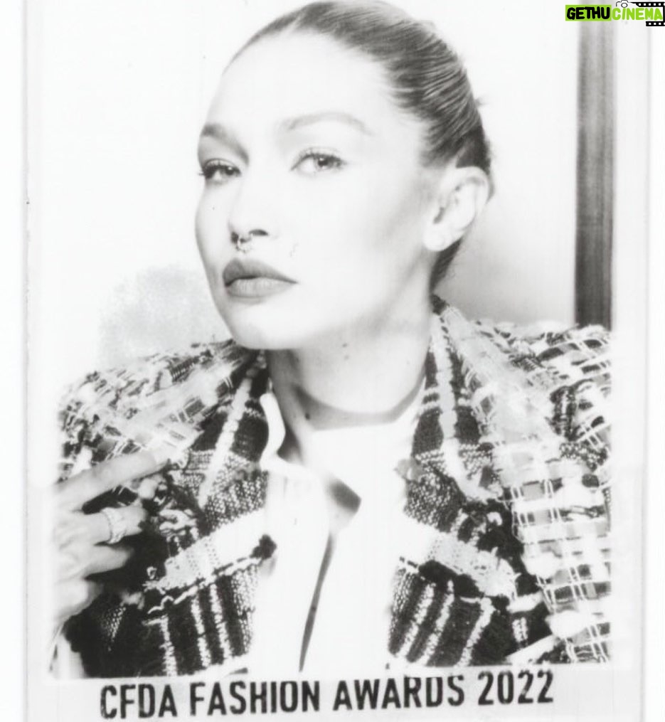 Gigi Hadid Instagram - “her villain era” 📰 @thombrowne @cfda