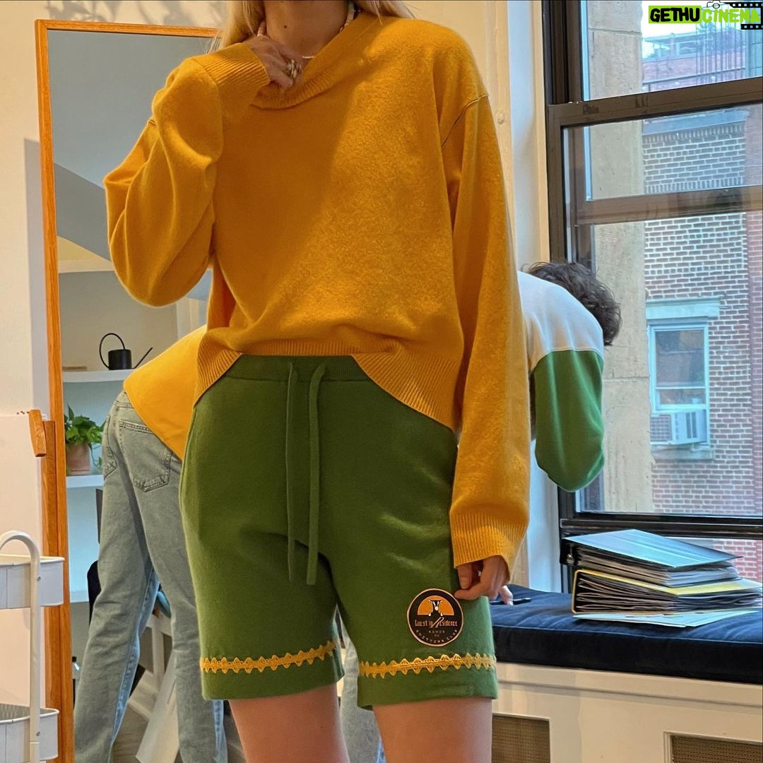 Gigi Hadid Instagram - @guestinresidence ‘ VARSITY FUNK ’ in the making over the year … from color swatches to first samples, and shooting the campaign in Paris! We have fun 🫶 Now available only at guestinresidence.com ! ! 💛