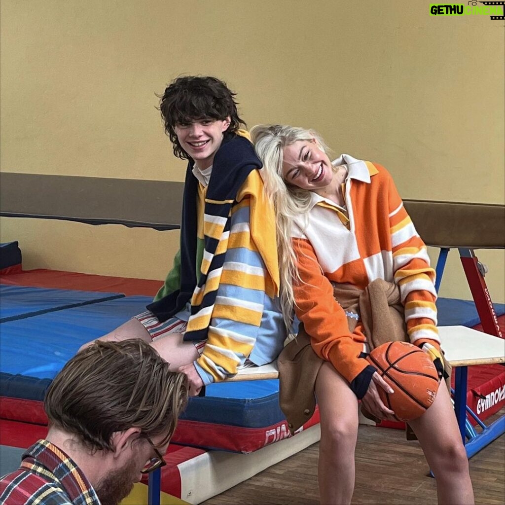 Gigi Hadid Instagram - @guestinresidence ‘ VARSITY FUNK ’ in the making over the year … from color swatches to first samples, and shooting the campaign in Paris! We have fun 🫶 Now available only at guestinresidence.com ! ! 💛