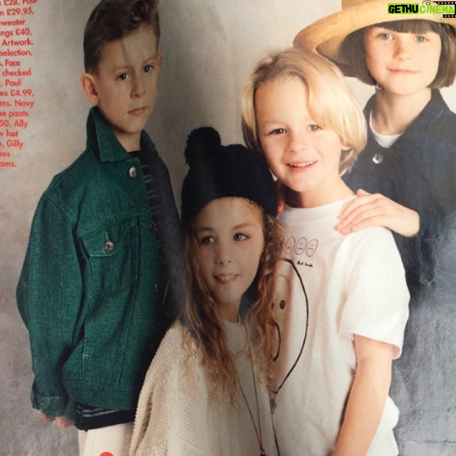 Giles Matthey Instagram - My mum reminded me that I did a modeling job as a 7 year old. That was my only job I think. I turned my back on modeling at aged 7. My head high and my dignity in tact. Hahahahah a short lived career but a career none the less!
