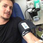 Giles Matthey Instagram – Give blood yo!!! @givebloodnhs !!!!💪🏼💉