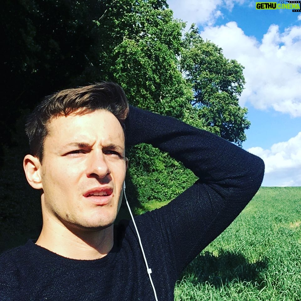 Giles Matthey Instagram - Tried to walk to my friends house.... the path ran out next to the road I was directed to walk down. Hmmmmm I seem to be slightly lost in a big green field....... have a happy and peaceful weekend people .