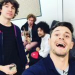 Giles Matthey Instagram - In Liverpool to support my step bro @lukazaiide and @thekooksmusic love you break a leg. 🖤 @onceabcofficial