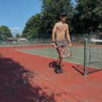 Giles Matthey Instagram - Look like you know what you are doing #summerslams #tennistime Los Angeles, California