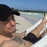 Giles Matthey Instagram - Hanging in there on this Wednesday afternoon! #luckychap