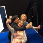 Giles Matthey Instagram - Mum, me, and Blue need to relax with selfies . @emiliede_ravin @keegolicious @onceabcofficial #convention #ouatedit Paris Convention Centre