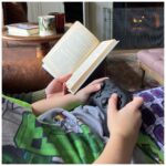 Ginnifer Goodwin Instagram - This is what I did in February and this is the chair in which I did it. Please leave your book recommendations in the comments (especially if they are full of cozy villages full of cozy murders.) #mcbeaton