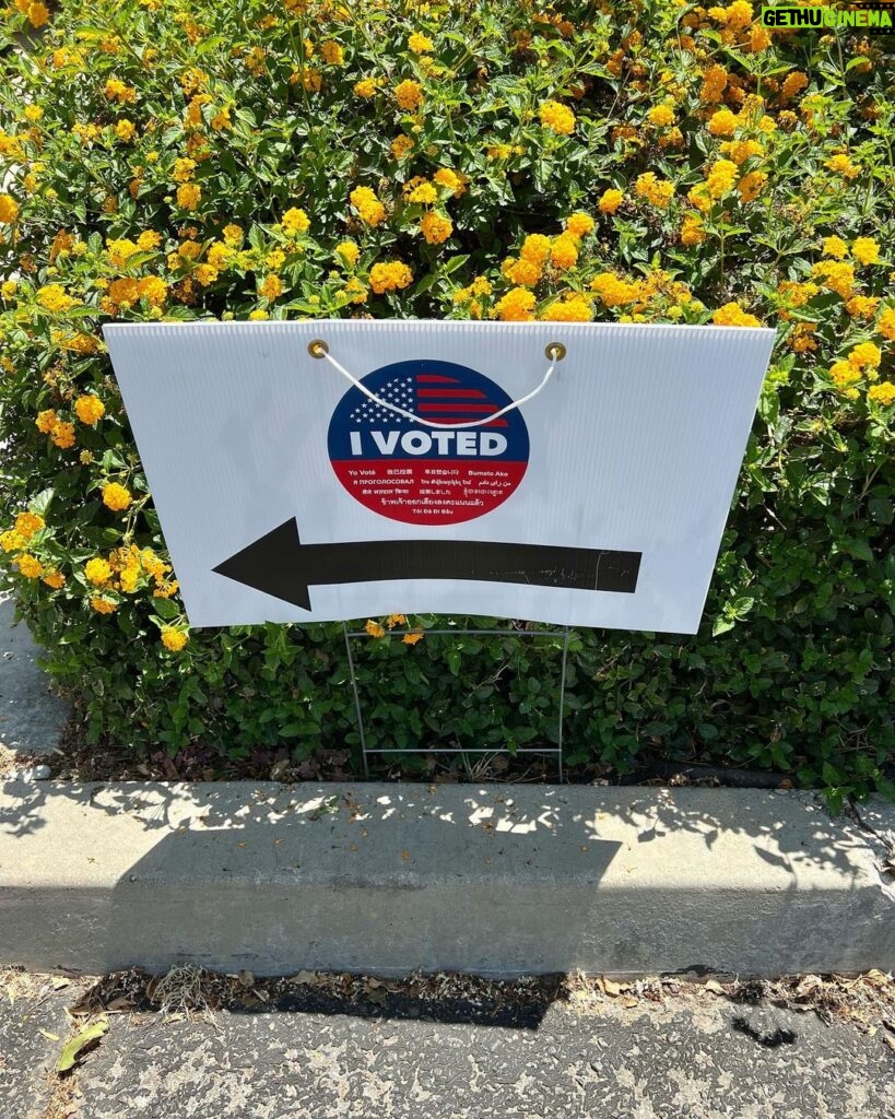 Ginnifer Goodwin Instagram - 26 years of voting Los Angeles, California