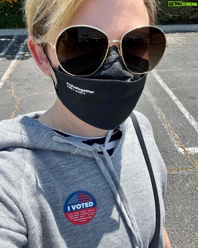Ginnifer Goodwin Instagram - 26 years of voting Los Angeles, California