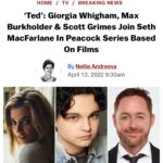 Giorgia Whigham Instagram - 🧸!! @macfarlaneseth @peacocktv