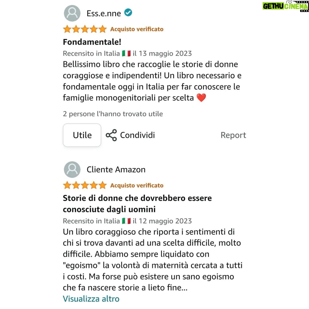 Giorgia Wurth Instagram - Bilancino a 10 giorni dall'uscita del mio ultimo libro, senza editore né ufficio stampa😅 (lo so, mi sto ammalando di indipendentismo estremo e peggioro ogni giorno) Grazie per ogni messaggio, recensione, domanda, critica che mi avete scritto. Sono tutte preziosissime (in questo post troverete solo quelle belle, quelle di chi il libro lo ha letto davvero, perché di insulti preventivi è già zeppo il booktrailer🐒) Grazie ai giornalisti che mi hanno chiesto un'intervista, e a chi mi ha invitato a presentare il libro. Non ho detto molti sì a questo giro, ma tra poco mi applico un po' di più (forse)... Insomma, il bilancino è buono, molto buono, e lo devo soltanto a voi. Anzi, a NOI. #mammesingleperscelta #noeditore Ps: per chi fosse interessato, il libro si trova solo su Amazon e il link è in bio