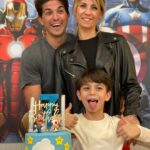 Giulia Mizzoni Instagram - Direi che abbiamo festeggiato 7️⃣🎂💙 @francesco_di.stefano_ @sylviadistefano @carola_siniscalchi MUSE PARK ROMA