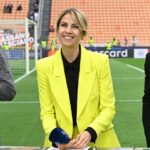 Giulia Mizzoni Instagram - Poi la smetto 🍋😁 📸 @claudiovillaphotographer 🙏🏻💛 Milano Stadio San Siro