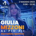 Giulia Mizzoni Instagram - ⭐️ CHAMPIONS LEAGUE AL PIO XII ⭐️ 🤪No, non siamo impazziti… 📣 Domani, 2 maggio, sarà con noi Giulia Mizzoni, giornalista di @primevideosportit, per raccontare il mestiere di giornalista sportiva ai ragazzi della scuola media. Parleremo di: 🎤 Giornalismo 🏃‍♀️ Benessere 👨‍👩‍👦 Famiglia 📺 Dopo le esperienze in radio, @skysport, @foxsportsit , @dazn_it, Giulia è il volto che accompagna gli spettatori di Prime Video nelle notti di #ChampionsLeague. 🙋‍♀️Ci racconterà la sua storia professionale e personale, di come sia importante aver cura di sé stessi e di ciò che significa per una donna lavorare in un contesto ancora fortemente maschile. PIO XII: QUALCOSA DI NUOVO 💗 #lascuolachecipiace #farescuola #scuolasecondariadiprimogrado #giornalismo #giornalistasportiva PIO XII Roma_Maristi