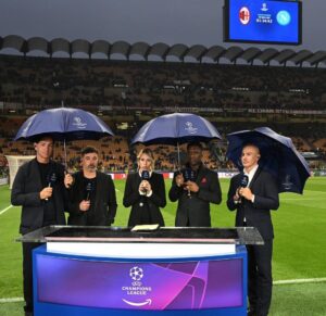 Giulia Mizzoni Instagram - About last night… ☔️🏆♥️

📸 @claudiovillaphotographer 

#milannapoli 
#lafinaledelmondo 
#championsleague 
#ucl
#quarterfinals 
#prime