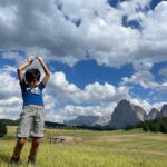 Giulia Mizzoni Instagram - 𝕄𝕠𝕦𝕟𝕥𝕒𝕚𝕟 𝕝𝕠𝕧𝕖𝕣𝕤 ⛰️🌤️💚 #montagna #mountains #love #family #holiday #ortisei #valgardena #dolomiti #mountainlife #mountainlovers Ortisei, Italy