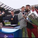 Giulia Mizzoni Instagram - Già manchi 🏆♥️ Zio Pat @patrice.evra lo sa bene dato che ha tentato il colpaccio💨… ma senza successo! 😏🤣 #championsleague #missyou #seeyousoon #solosuprime Manchester, United Kingdom