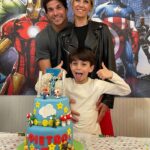 Giulia Mizzoni Instagram - Direi che abbiamo festeggiato 7️⃣🎂💙 @francesco_di.stefano_ @sylviadistefano @carola_siniscalchi MUSE PARK ROMA