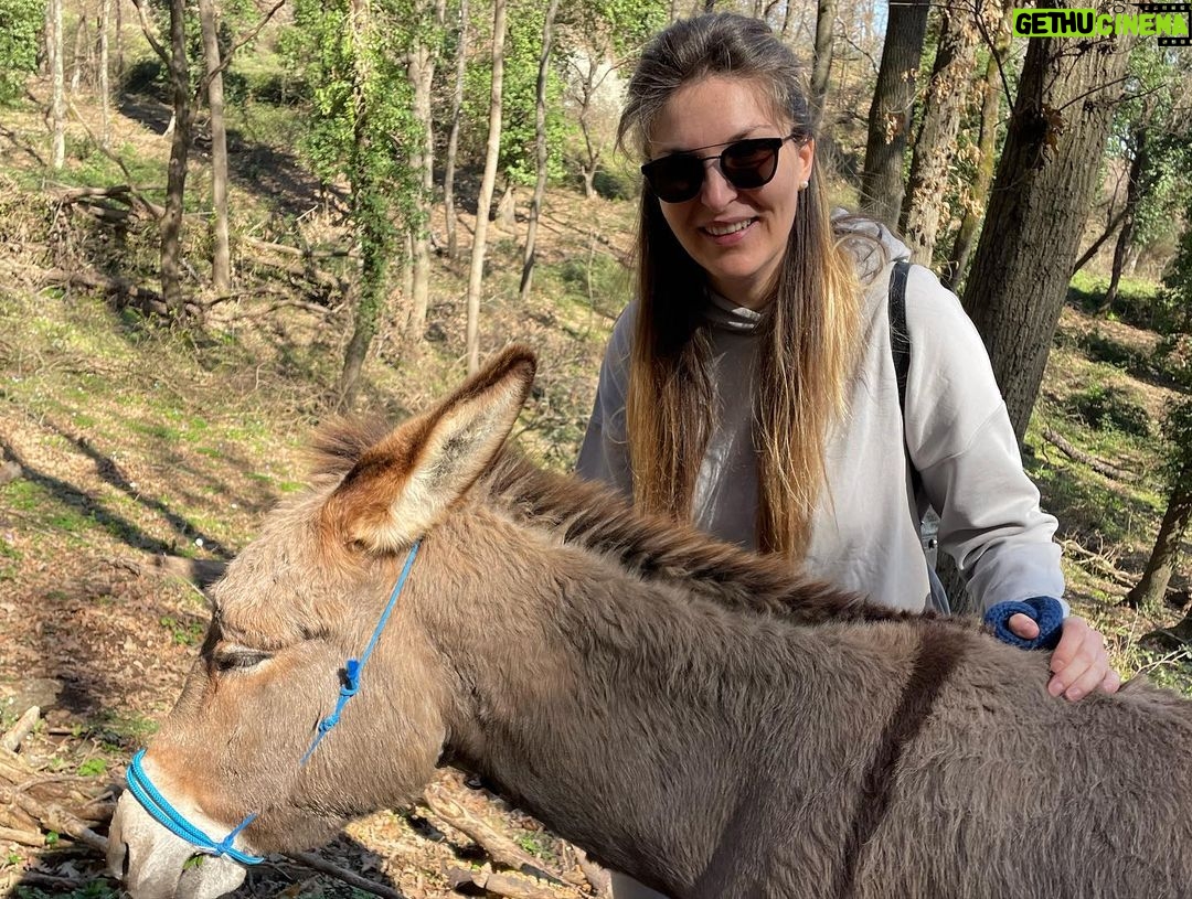 Giulia Mizzoni Instagram - Asinelli di Veio ♥️☀️ Sacrofano