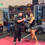 Gloria de Paula Instagram – Never stop learning 💡🧿 Thanks coach @csagym Combat Sports Academy