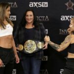 Gloria de Paula Instagram - Face-off of the first fight of the tournament 🔥 Primeira luta do torneio definida 🇧🇷🦈🏆 Denver, Colorado