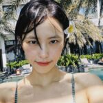 Go Eun-young Instagram – #summer #summervibes #여름 
☀️
한국이 베트남보다 더 더운게 맞냐구요 🥲 오늘 진짜 더워요 😛😎
.
#셀피 #selfie #수영 #모델 #model #연기 #여행 #travel #더워