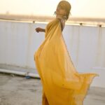 Gopika Ramesh Instagram – 💛
.
Saree: @veenavijiclothing 
📸: @_shutter__bug