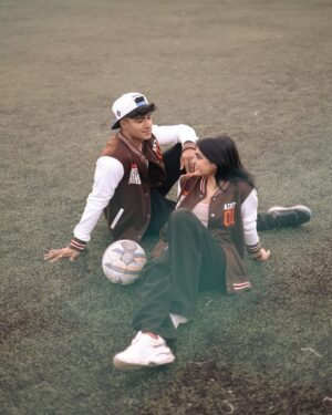 Gopika Ramesh Instagram - My current favourite from @mydesignationofficial 
Varsity Jackets🤌🏼😍

Shot by : @yaami____