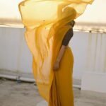 Gopika Ramesh Instagram – 💛
.
Saree: @veenavijiclothing 
📸: @_shutter__bug