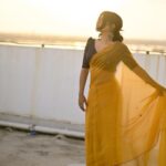 Gopika Ramesh Instagram – 💛
.
Saree: @veenavijiclothing 
📸: @_shutter__bug