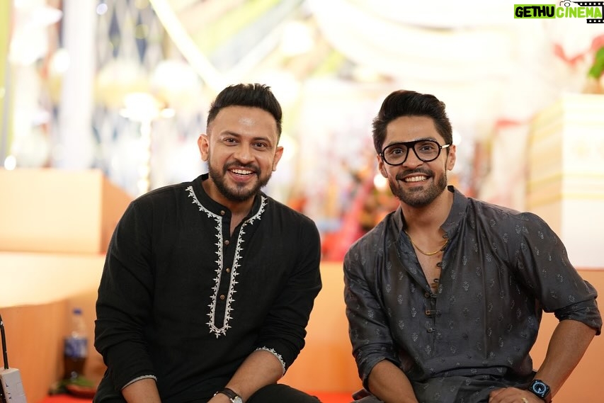 Gourab Chatterjee Instagram - ত্রিধারাতে ষষ্ঠী ! Tridhara Sammilani