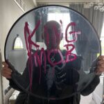 Grant Morrison Instagram - Have riot will travel! Pic by @gerardway #kingmob #mcr #glasgow #captaincaledonia