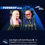 Grant Morrison Instagram - Tonight! @latenightseth