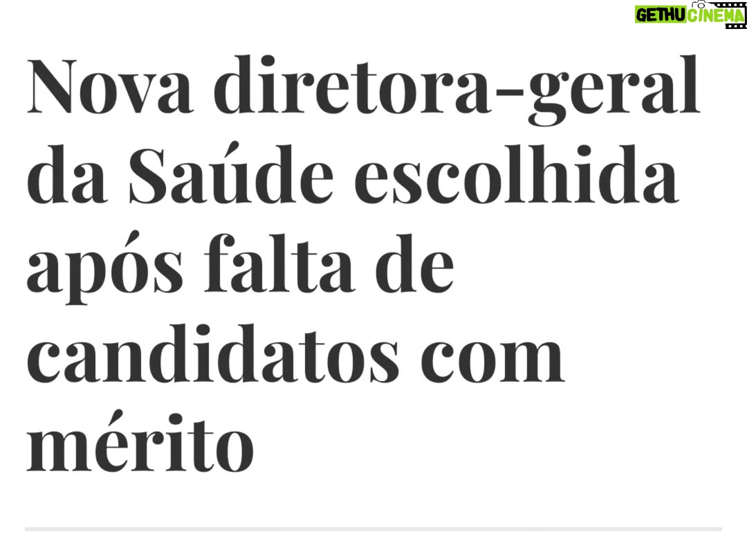 Gustavo Santos Instagram - DGS E OMS, SEMPRE DE MÃOS DADAS, RUMO AO CONTROLO DO POVO PORTUGUÊS. A NOVA DIRETORA-GERAL DA SAÚDE, PARA OS PRÓXIMOS 5 ANOS, É CONSELHEIRA DA ORGANIZAÇÃO MUNDIAL DE SAÚDE NAS ÁREAS DA SAÚDE E MIGRAÇÃO. TENDO EM CONTA OS INTERESSES OBSCUROS DESSA ORGANIZAÇÃO CRIMINOSA, EU DIRIA QUE FOI NA MOUCHE! TINHA DE SER ELA! COMO TAL, E OBVIAMENTE, ISTO NÃO TEM NADA A VER COM O DEMÉRITO DOS OUTROS. VAMOS VER O QUE AÍ VEM... CUIDEM DA VOSSA SAÚDE!