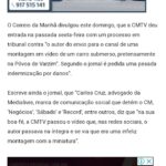 Gustavo Santos Instagram - Há uns meses, partilhei esta encrenca, passada em direto neste canal. Dei a minha opinião, como dou sempre, e bola para a frente. Só que há dois dias, vi esta notícia e venho, tendo em conta o descalabro do que li, partilhar, novamente, o que interpreto. Então, em vez de se responsabilizarem pela incompetência e pela fome desmesurada que têm de caos (tudo pelas audiências), escudam-se na "boa fé" do canal (tão bonzinhos que eles são) e vão, então, processar ferozmente o autor da brincadeira. Seria a mesma coisa que me escreverem um livro, publicá-lo sem saber o que lá estava escrito e depois processar a pessoa que mo escreveu porque não gostei do que li. Ou seja, culpar a pessoa porque acreditei nela sem a conhecer de lado nenhum, assim como às suas intenções. Que vergonha. Péssimo exemplo público. Muita sorte para o autor do vídeo. Espero que encontre alguém à altura para defender a sua liberdade (para brincar). E concluo, num mundo um bocadinho melhor, este canal não existiria. Abraço forte.