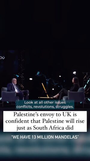 Hāwane Rios Instagram - “We have 13 million Mandelas”

International Solidarity is our Birthright, it is by divine design, that we can consciously unify.
Colonizers felt they were dividing us in their false sense of domination over our lands, but we are the descendants of those who survived, dispersed across lands rising together.

Make clearer everyday with our communities, our children to our elders, what the truths are of our bound struggles so we can organize around bound liberation. Colonization meant to divide us, but we stand on our lands present in beside each other fighting for our lives TOGETHER.

Our ancestors separately fought colonial settlers on our motherlands without the power to call on the whole world for for solidarity and unity against loss of land and lives. Palest👁️ne is calling for us now-we have a duty as the descendants of those who survived to stand w/ them.