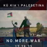 Hāwane Rios Instagram – songs of solidarity
calling for a free palestine
no more war
@kaiboymusic . @thesteppasofficial . @hawanemusic
coming out 12.29.23
all proceeds will be donated
full stop
no more war
#freepalestine #kūkiaipalesetina #freepalestinesolidarity #pulenopalesrtina @paleiāpalesetina