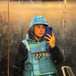 Hāwane Rios Instagram - ‼️CALL TO ACTION FROM @wizard_bisan1 ‼️ “Hi everyone, it’s Bisan from Gaza, I am still alive Alhamdullah.. it’s been 107 days of genocide, 15 weeks, 2568 hours of killing us, taking over our homes and lands in Gaza Strip, and forcing us to choose between leaving or death.. and sometimes we can’t even choose.. the Israeli air strikes simply kill us without any warnings. Now, we are without any connection, neither the internet nor the cellular, we can’t reach each other’s inside Gaza, we don’t know if our families and friends are alive or not, wounded or not.. still in their places or not! We take hours of walking and searching to reach someone, while moving became very risky! We can’t reach to you as well! The footage, information and news from Gaza are not reaching you as before because the Israeli army intentionally destroyers the signal towers and the servers, even using the E-SIM requires being in a high place which is very risky!. I borrowed this vest to upload this post! I am not scared of death, but of being displaced, scared of losing my family or friends, scared of being wounded and can’t have my treatment because the health system is collapsed in Gaza, and to die in pain! I am not scared of the destruction.. I lost my work place.. my home and my family work place and source of income, I am terrified of being killed by an occupier, and to be forgotten, one oppressed Bisan of a whole occupied people. The strongest governments and weapons manufacturers are supporting this genocide against my people, and you are our only hope! STRIKE globally and call for a ceasefire! Strike, protest, stop the economic movements and make pressure on your countries to stand against this and stop it, if ISRAhell don’t find the financial and weapons support, or governments to hide their crimes they will be forced to stop the genocide! Go to the streets, protest and Globally strike for a week, (21-28) January! YALLA Brave and free people of the world, CEASEFIRE NOW!” #freepalestine #permanentceasefirenow Puu Huluhulu