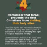 Hāwane Rios Instagram – amplifying from @letstalkpalestine
“This is not a normal Christmas, and yet many Christians in the West continue to support Israel. Here are six things to remember as a genocide unfolds in the land where Christianity and Jesus were born, as the earliest Christian community in the world faces extermination.”
#palestine #freepalestine #israel #telaviv #bethlehem #jerusalem #nazareth #jesus #christian #bible #christianity #christmas #merrychristmas #arab #santa #islam #muslim #gaza #savegaza #gaza_under_attack #news #media #history #politics #activism #hannukah