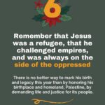 Hāwane Rios Instagram – amplifying from @letstalkpalestine
“This is not a normal Christmas, and yet many Christians in the West continue to support Israel. Here are six things to remember as a genocide unfolds in the land where Christianity and Jesus were born, as the earliest Christian community in the world faces extermination.”
#palestine #freepalestine #israel #telaviv #bethlehem #jerusalem #nazareth #jesus #christian #bible #christianity #christmas #merrychristmas #arab #santa #islam #muslim #gaza #savegaza #gaza_under_attack #news #media #history #politics #activism #hannukah
