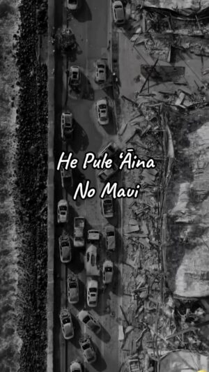 Hāwane Rios Instagram - He Pule ‘Āina No Maui 
Adapted from Hawaiian Antiquities by David Malo and taught to me by my mother and Kumu Hula Pua Case 

A humble invitation from my heart to pule together for the land and people of Maui

E ke akua he pule ‘āina 
He pule ia e holoi ana i ka pō’ino o ka ‘āina a me ke pale a’e i pau ko ka‘āina haumia
He pule ia e ho’opau ana i nā hewa o ka ‘āina a pau
I pau ke a’e me ke kawaū
I pau ke kulopia a me ka peluluka
I pau ka hulialana
A laila niho peku ho‘ēmu huikala malapakai
Kāmauli hou e (i) i ke akua

E ke Akua
This is a prayer to cleanse and heal all devastation from the land
To ward off and end the contamination of the land
This is a prayer to end the mistakes done to all the land (and all the people)
So that the bitterness may be over 
The ground will be covered with greenery, leaves, and vines
And we may offer again our prayers of thanks for abundance and restoration 

The prayer has been lifted 
To Maui Nui A Kama
 
🎥: @PRIMEFOOTAGE 

#hawaii #maui #mauistrong #kakoomaui #kokua4maui #kokuamaui #hawaiireels #indigenousreels #alohaaina #pule #prayer
